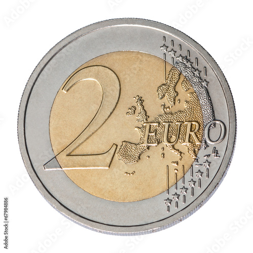 two euro coin