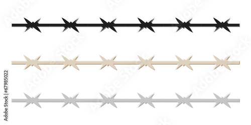 barbed wire