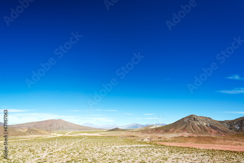 High Plains Landscape in Bolivia