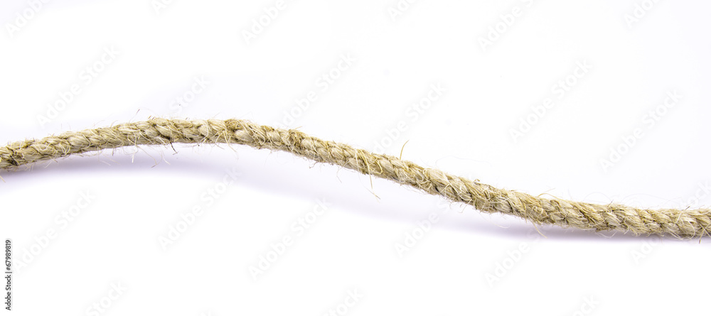 close up of rope part isolated on white background close up of rope part isolated on white background
