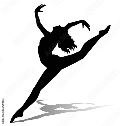silhouette di ballerina