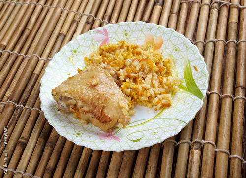 curry rice with chicken photo