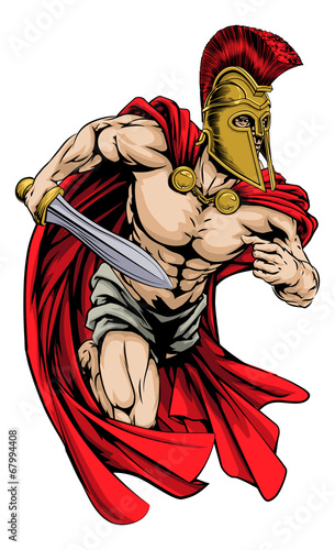 Spartan sports mascot