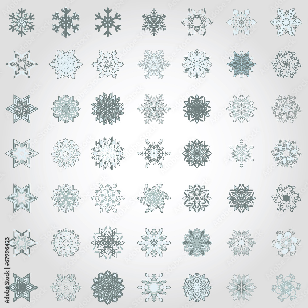 Snowflakes symbol Snowflakes symbol