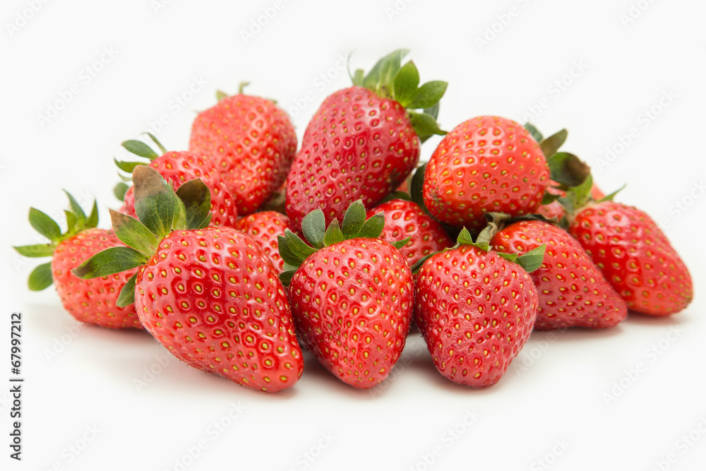 pile of strawberry close-up isolated pile of strawberry close-up isolated