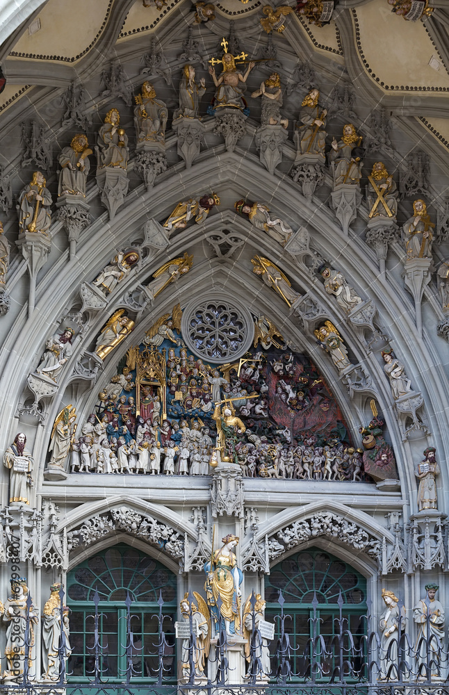 main portal of Bern cathedral