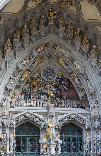 main portal of Bern cathedral