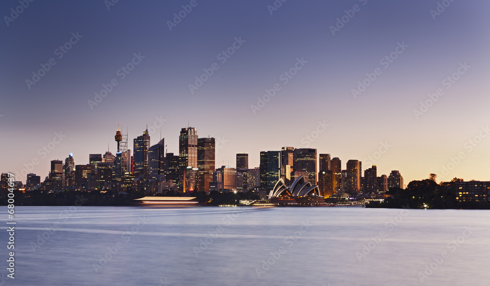 Sydney Cremorne Panorama Sunset