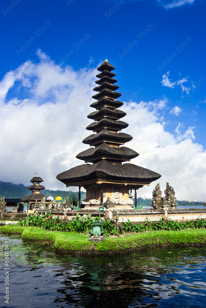Pura Ulun Danu Bratan, a water temple on Bali, Indonesia Pura Ulun Danu Bratan, a water temple on Bali, Indonesia