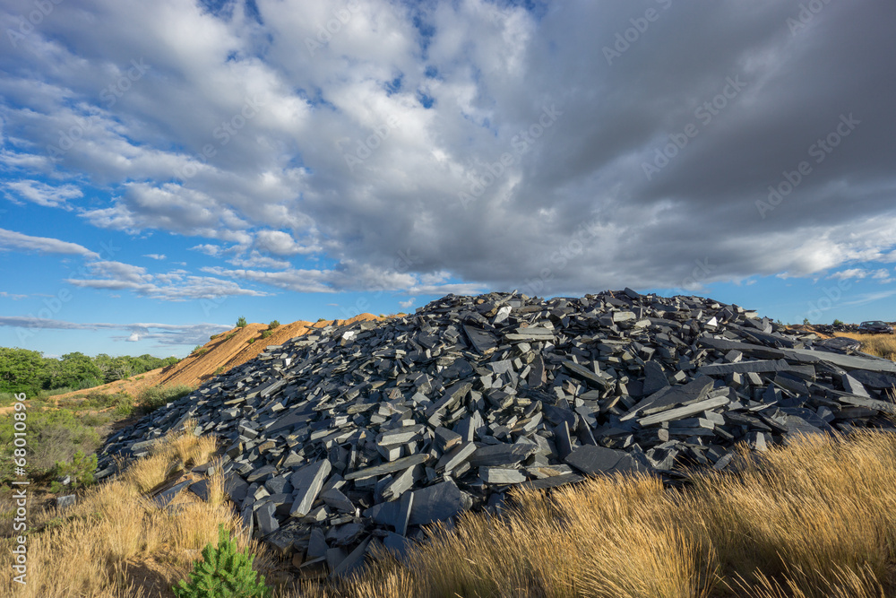 Obraz premium Abandoned slate mine