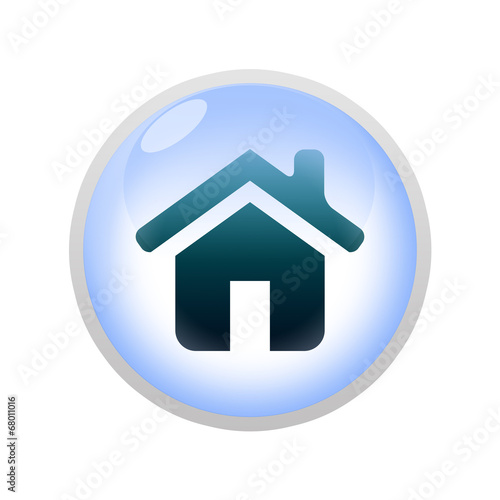 icone en bulle d'eau : accueil