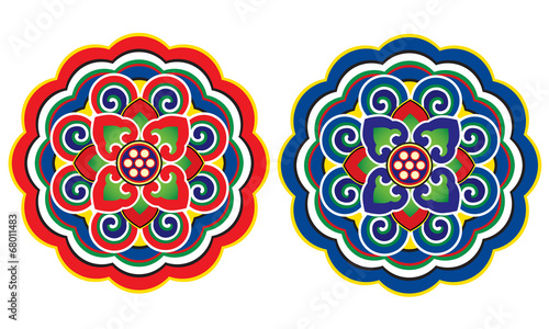 traditional chinese door beam decorative pattern
