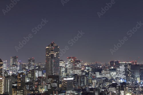 Tokyo cityscape at night