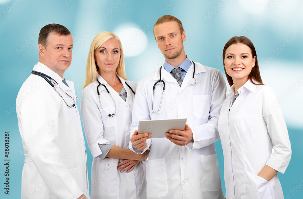 Medical workers in hospital Medical workers in hospital