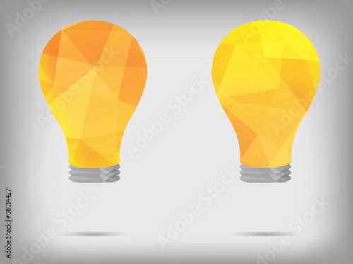 light polygon idea concept