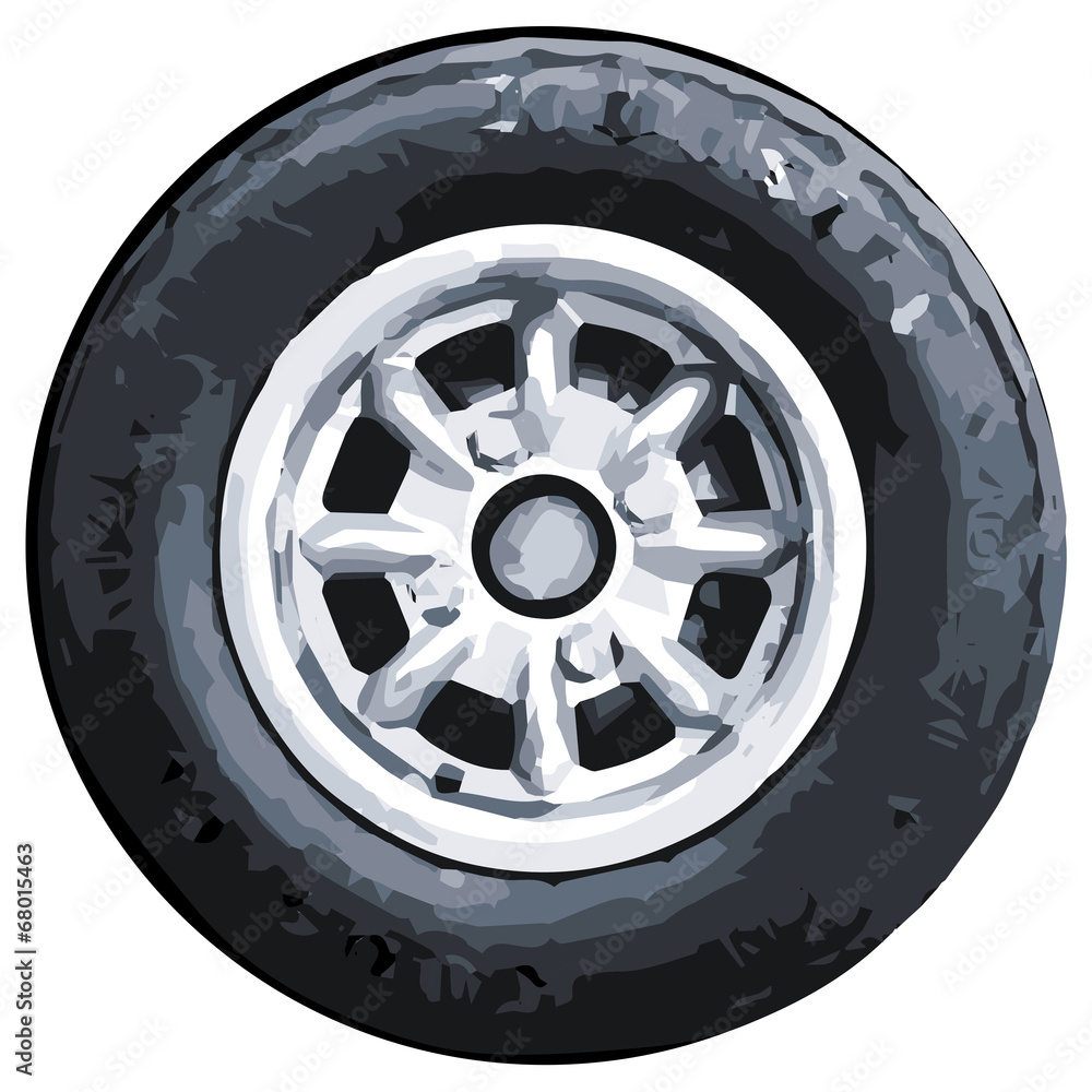 Obraz premium Car Wheel