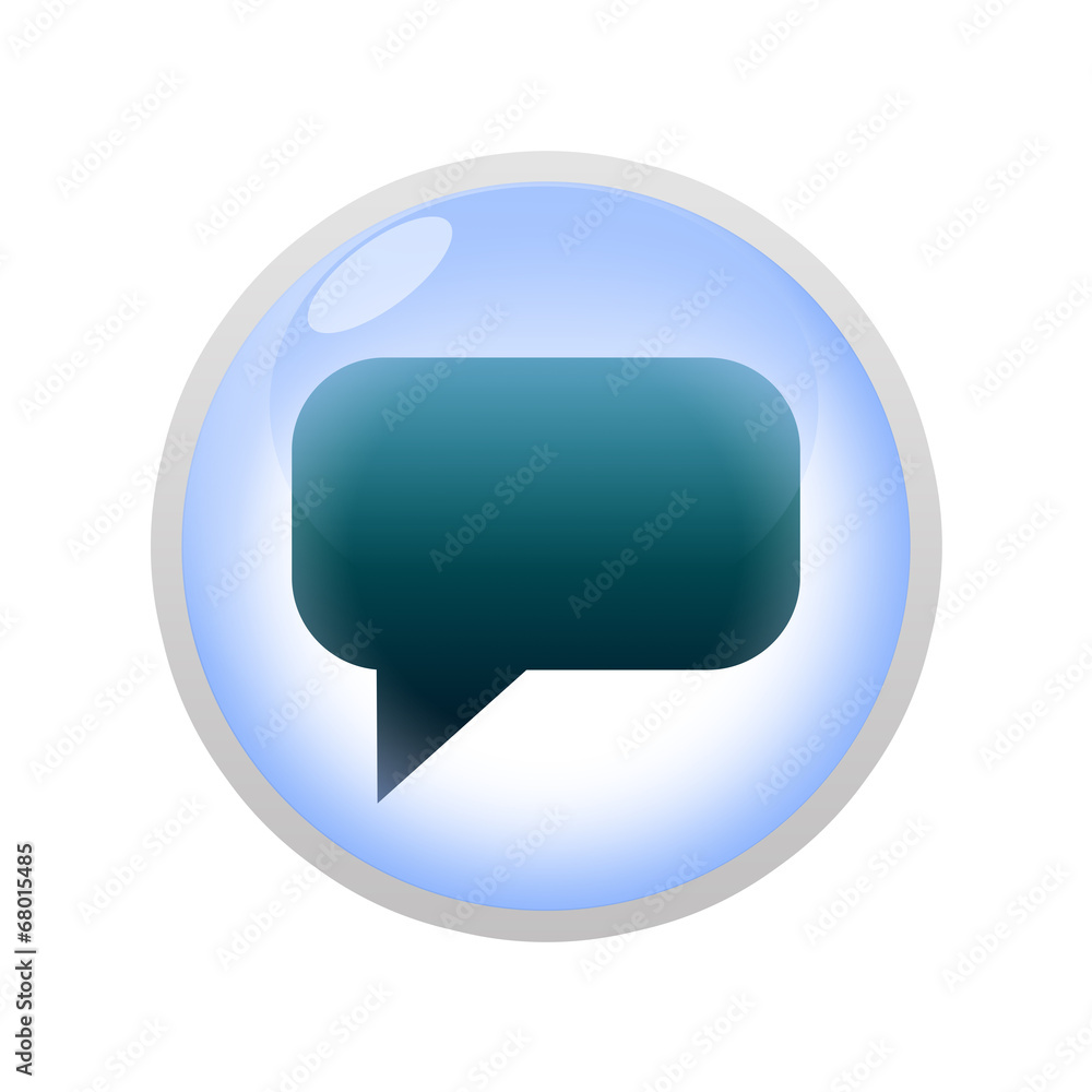 Icone bulle d'eau : message Icone bulle d'eau : message