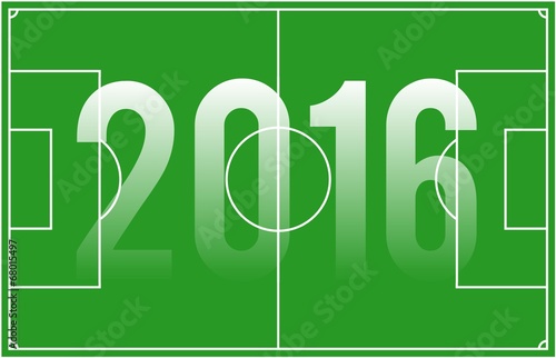 Fußball France 2016 Spielfeld