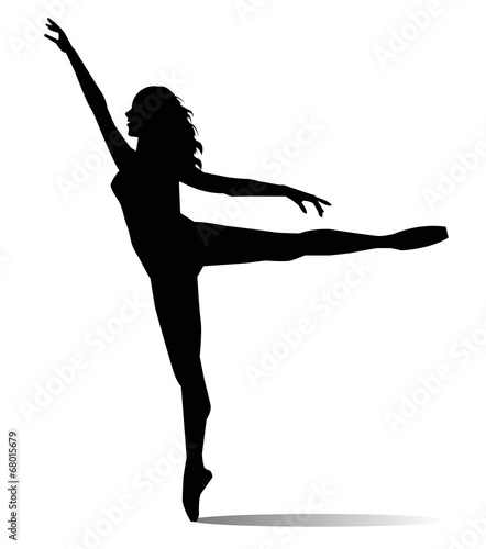 silhouette di ballerina