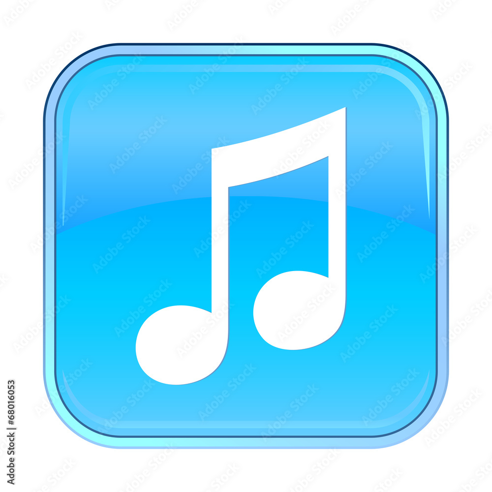 Isolated blue web icon on white background Isolated blue web icon on white background