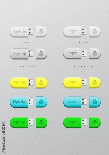 Button memory card
