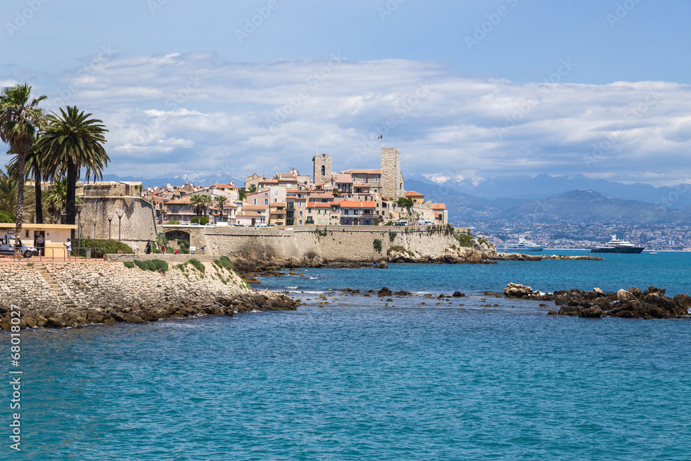 Antibes, France. Picturesque old fortress
