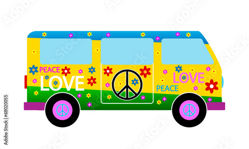 Hippie minibus