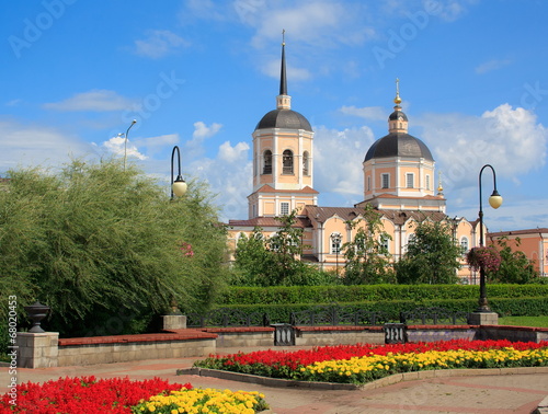 Epiphany Cathedral in Tomsk. Russia.