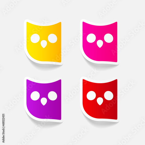 realistic design element: owl