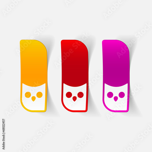 realistic design element: owl
