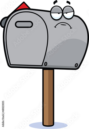 Cartoon Mailbox Grumpy