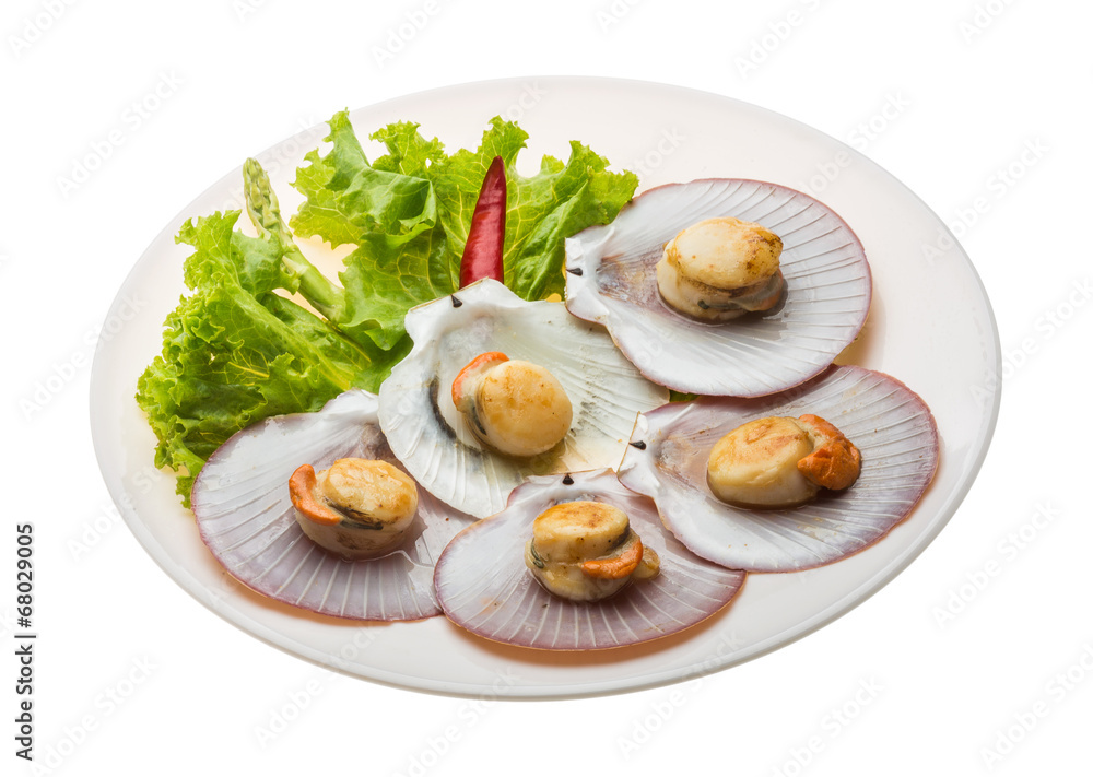 Grilled scallops Grilled scallops