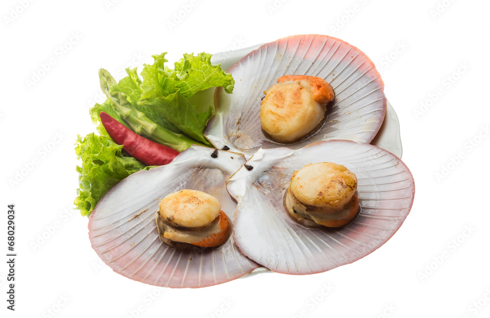 Grilled scallops Grilled scallops