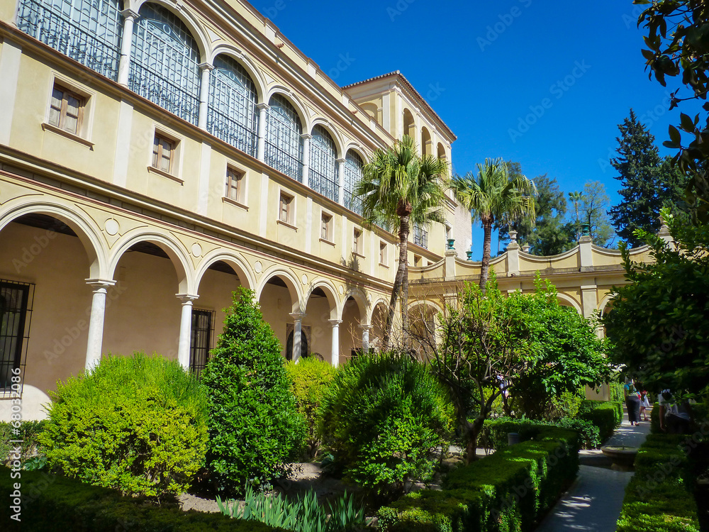 Jardin Andalousie Real Alcazar Sevilla