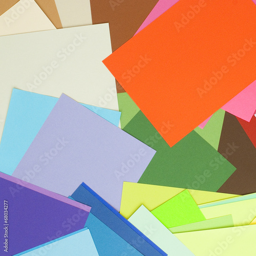 farbenfrohes Papier