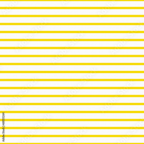 Thin Bright Yellow and White Horizontal Striped Textured Fabric