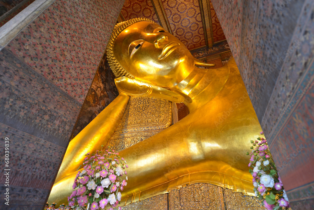 Estatua de Buda en el Wat Pho, Bangkok, Tailandia