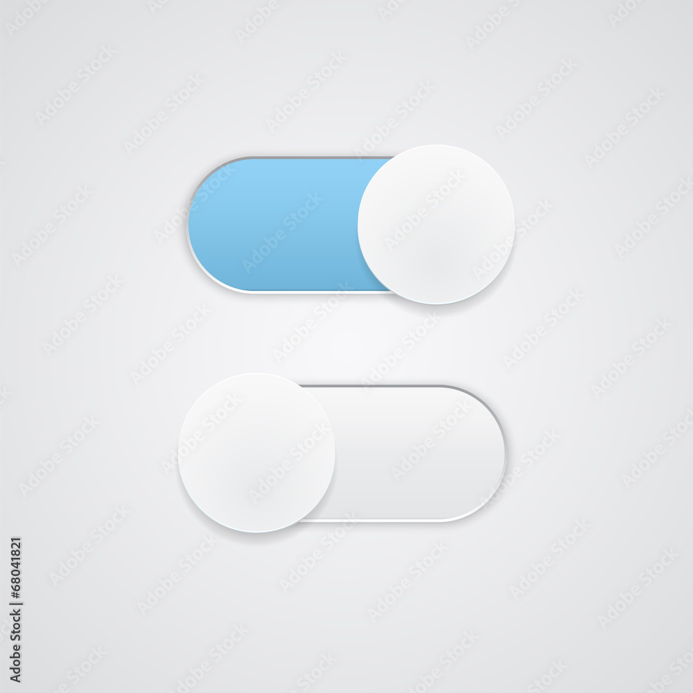 Toggle Switch, On and Off position Toggle Switch, On and Off position