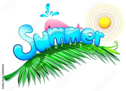 A summer template