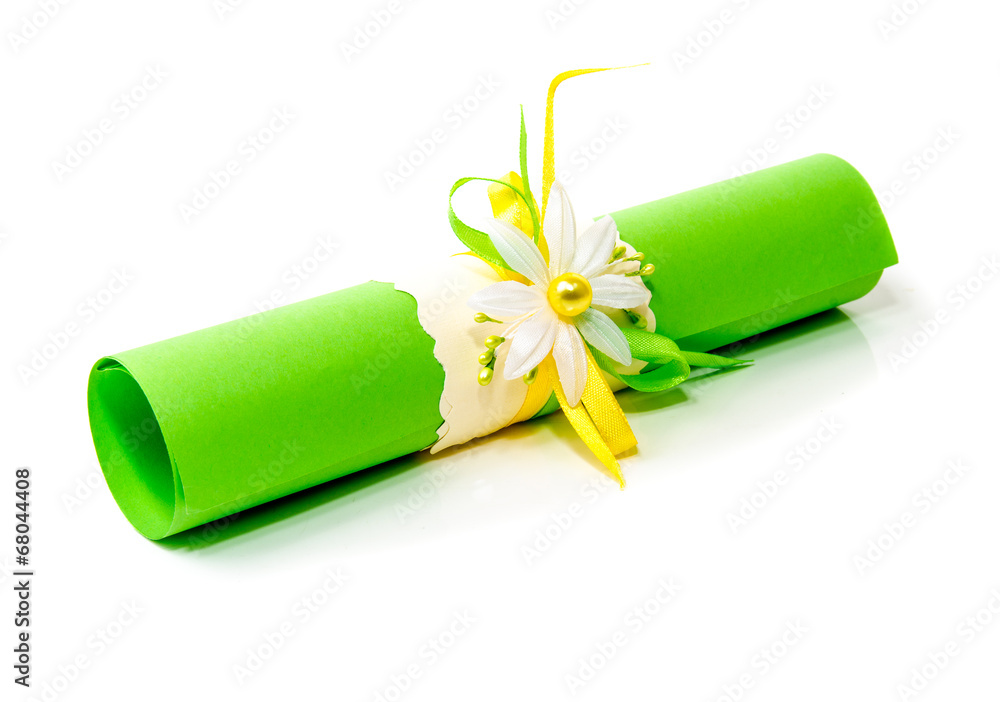 Obraz premium Gift bundle of congratulations. Photo for microstock