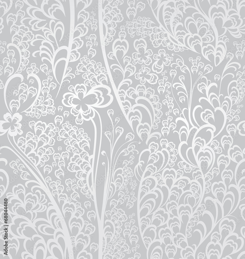 Seamless pattern silver scales.