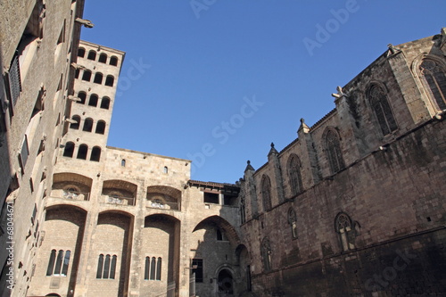 Plaza del Rei, King square,Palau del Governador, Barcelona