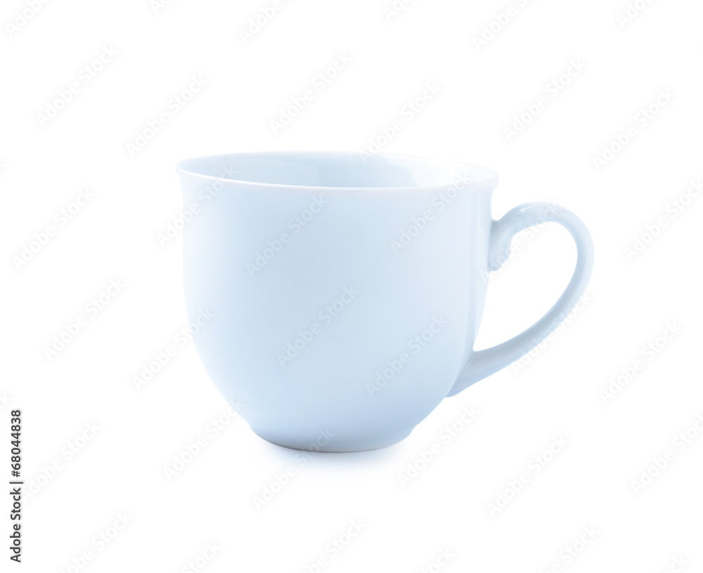 White ceramic cup White ceramic cup