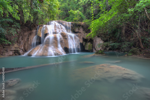 Waterfall, Kanchanaburi, Thailand © Noppasinw