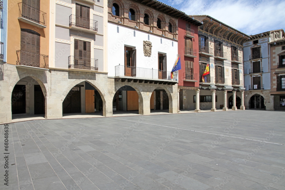 Neoclassical-Style Mural Paintings, Graus, Huesca,Spain