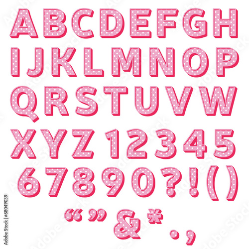 sweet alphabet