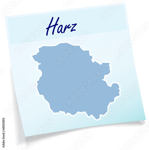Harz als Notizzettel