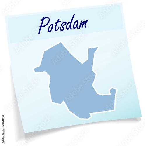Potsdam als Notizzettel