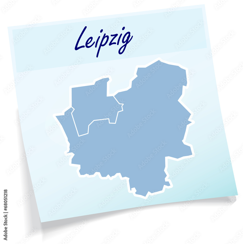 Leipzig als Notizzettel