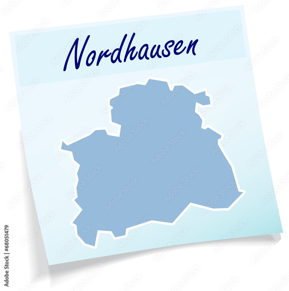 Nordhausen als Notizzettel